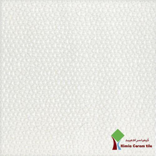 سرامیک رصاص سفید براق کیمیا سرام سایز 25*25
