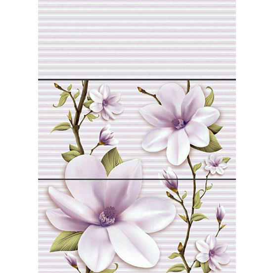 کاشی یاقوت طرح پرند یاسی 60*30 کد 3668