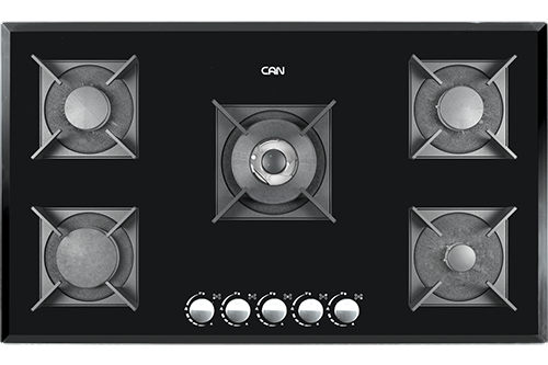 اجاق گاز صفحه‌ای شیشه‌ای کن مدل 527GC کد 1504