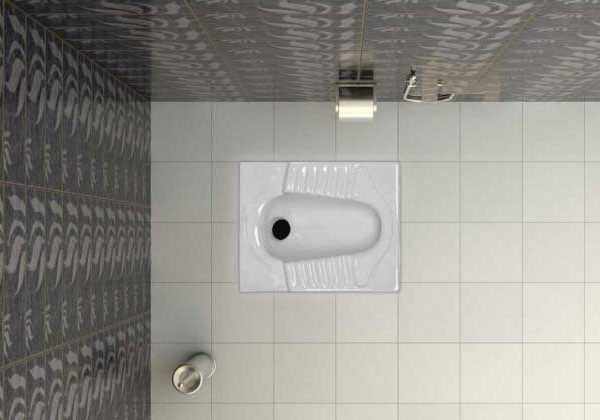 توالت ایرانی مدل آکوا شرکت گلسار فارس کد 1101